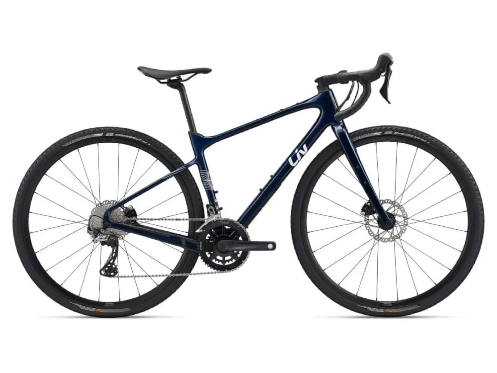 Liv Devote Advanced 2 Candy Navy Schotterrad