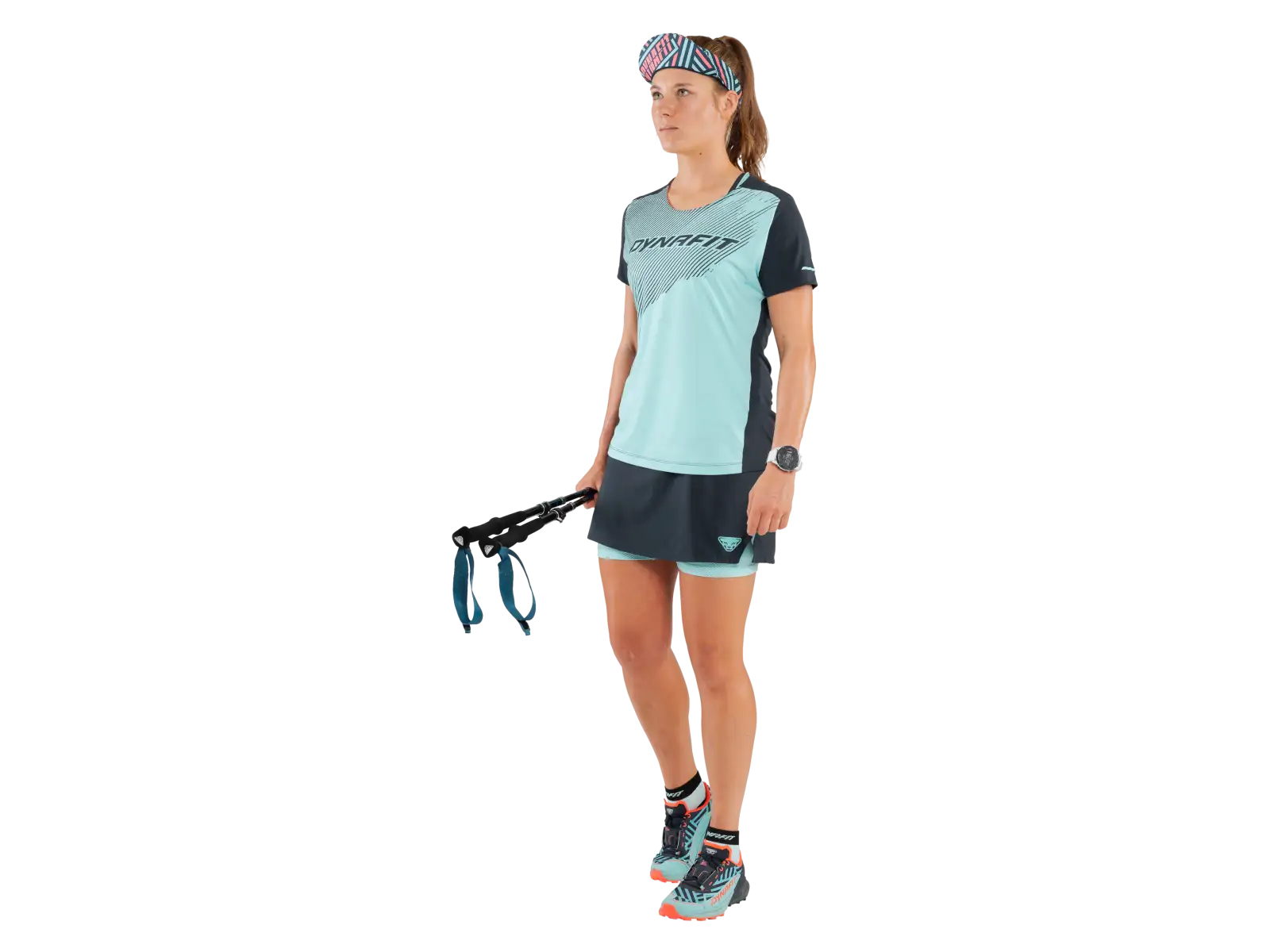Dynafit Alpine 2 Damen T-Shirt mit kurzen Ärmeln Marineblau