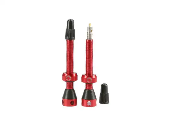 Tubolight Ventil 50 mm rot, Paar.