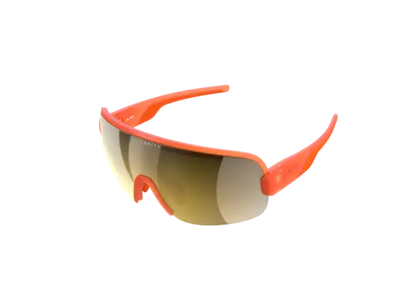 POC Aim Brille Fluorescent Orange Translucent/Clarity Road/Partly Sunny Gold