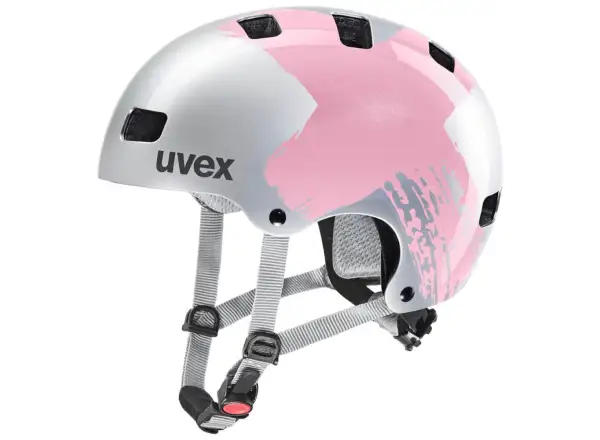 Fahrradhelm Uvex Kid 3 Silber/Rosé