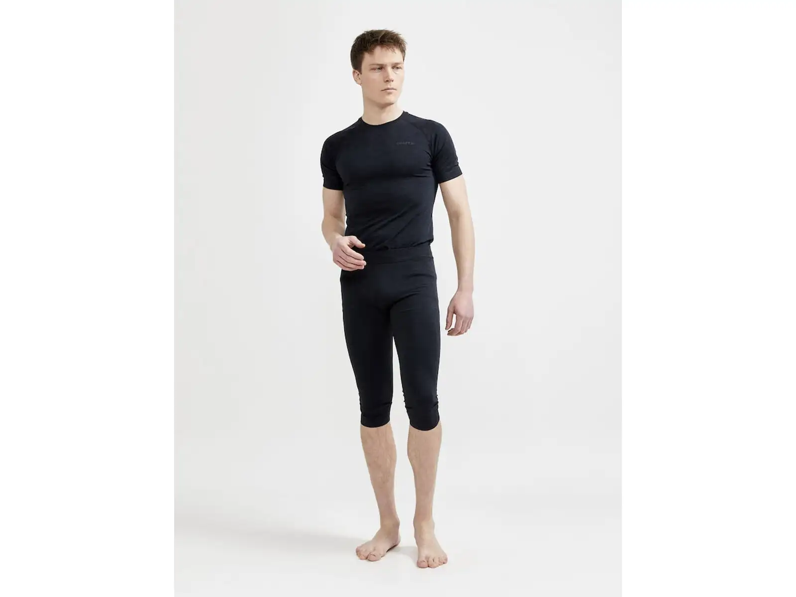 Craft Core Dry Active Comfort Herren Unterhose 3/4 schwarz