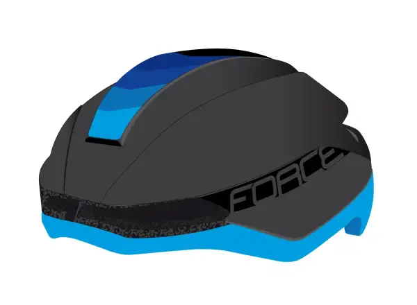 Force Orca Helm Schwarz Matt/Blau