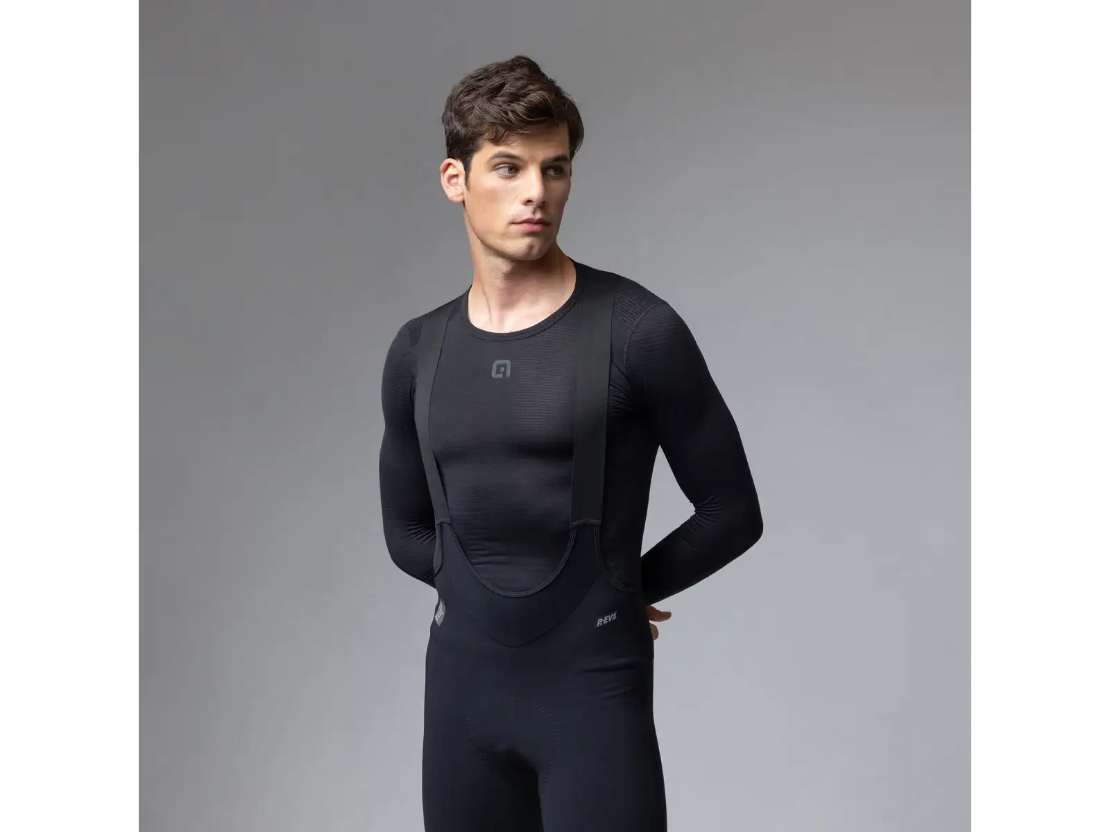 Alé R-EV1 Thermo Shield Herren Winter-Radhose Black