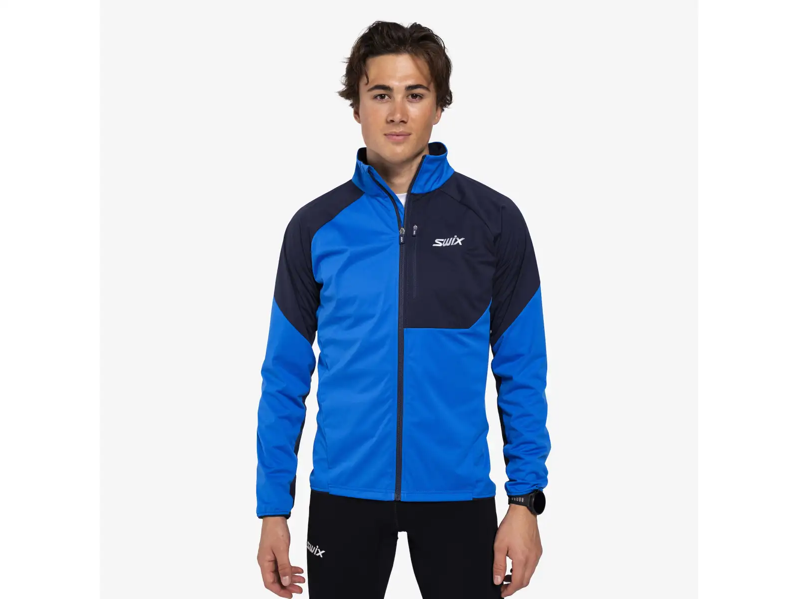 Swix Focus Wind Herrenjacke Blau