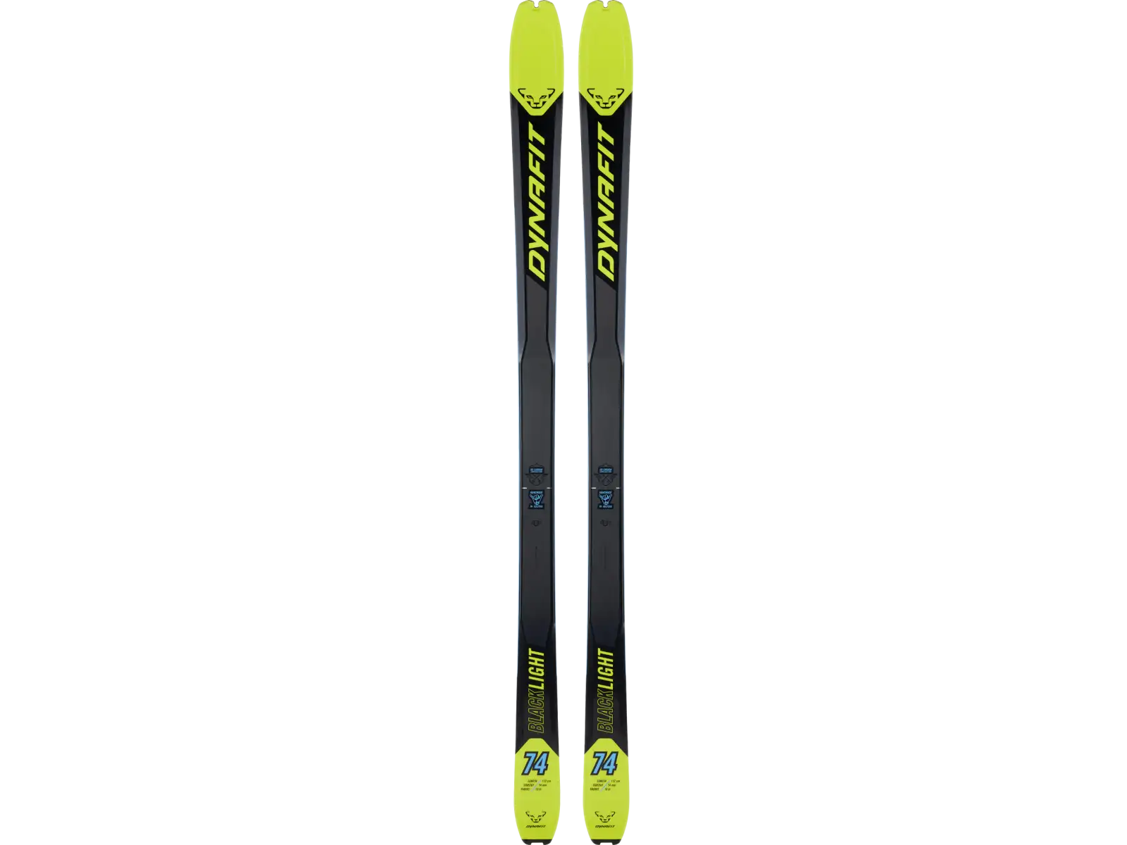 Dynafit Blacklight 74 Skitourenski Lime Yellow/Carbon Black