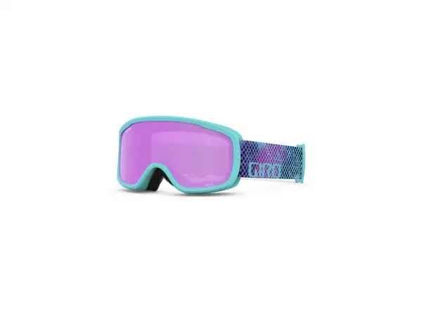 Giro Buster Kinder Skibrille Screaming Teal/Chroma Dot Amber Pink