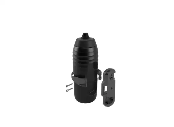 Fidlock Twist Set Keego Flasche 600 ml Schwarz + Rahmenhalterung