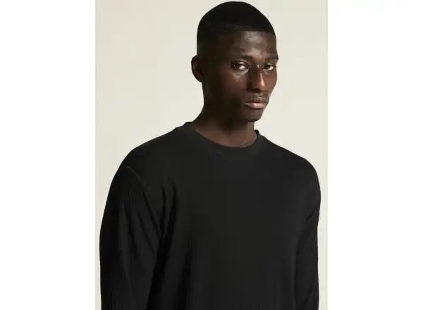 CRAFT Wool Waffle Herren T-Shirt schwarz