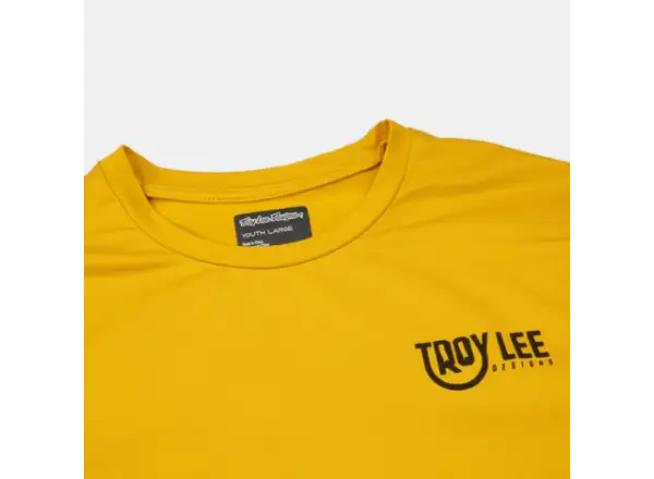 Troy Lee Designs Skyline Ruckus Ride Kindertrikot langärmlig Eyez Safron