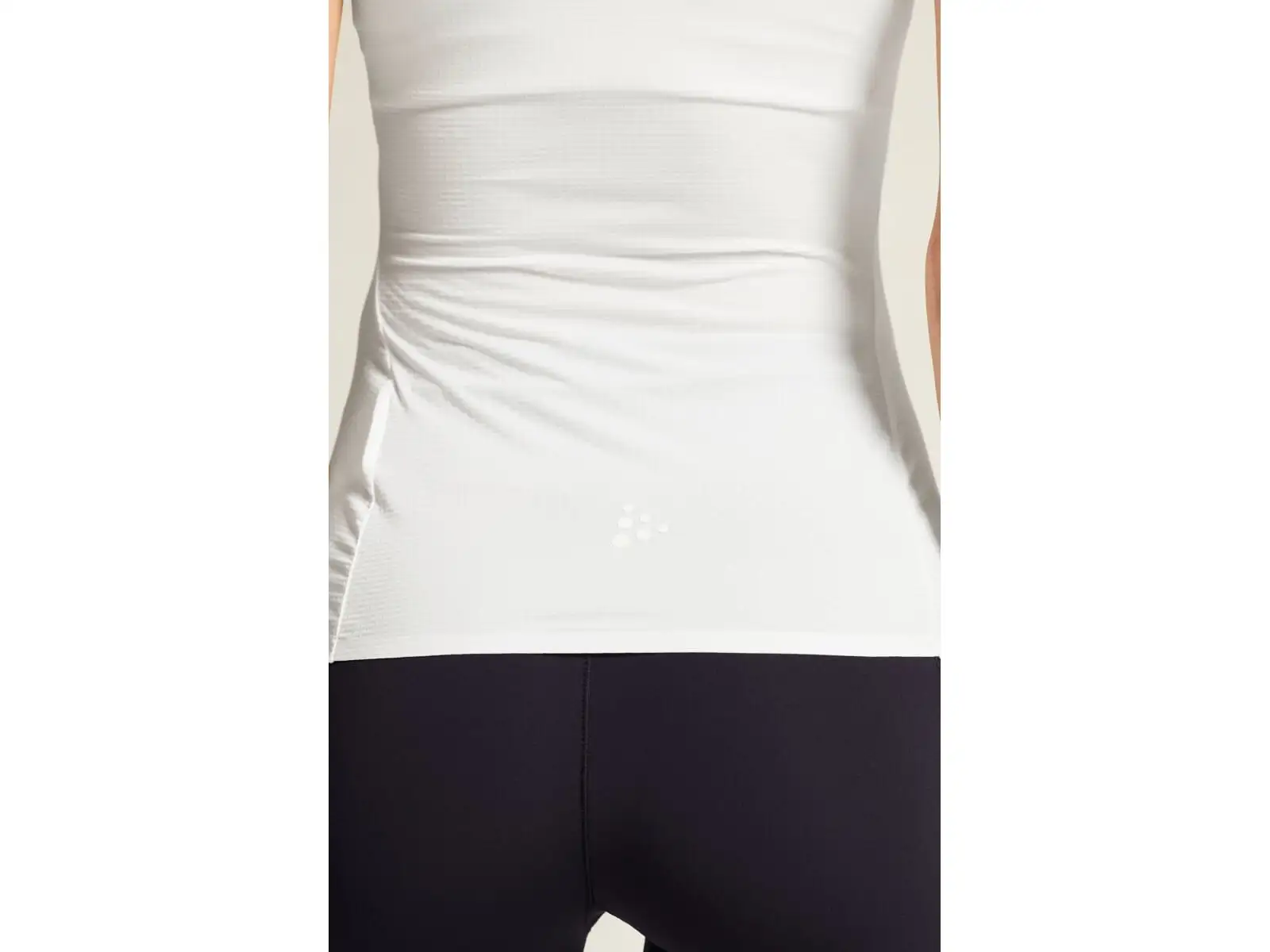 Craft Pro Dry Nanoweight Damen ärmelloses T-Shirt weiß