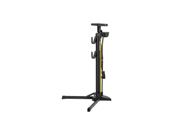 Topeak Transformer eUP Werkstatt-Pumpe Schwarz/Gelb