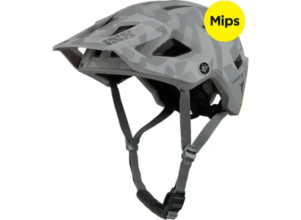 IXS Trigger AM MIPS MTB Helm Camo Grau