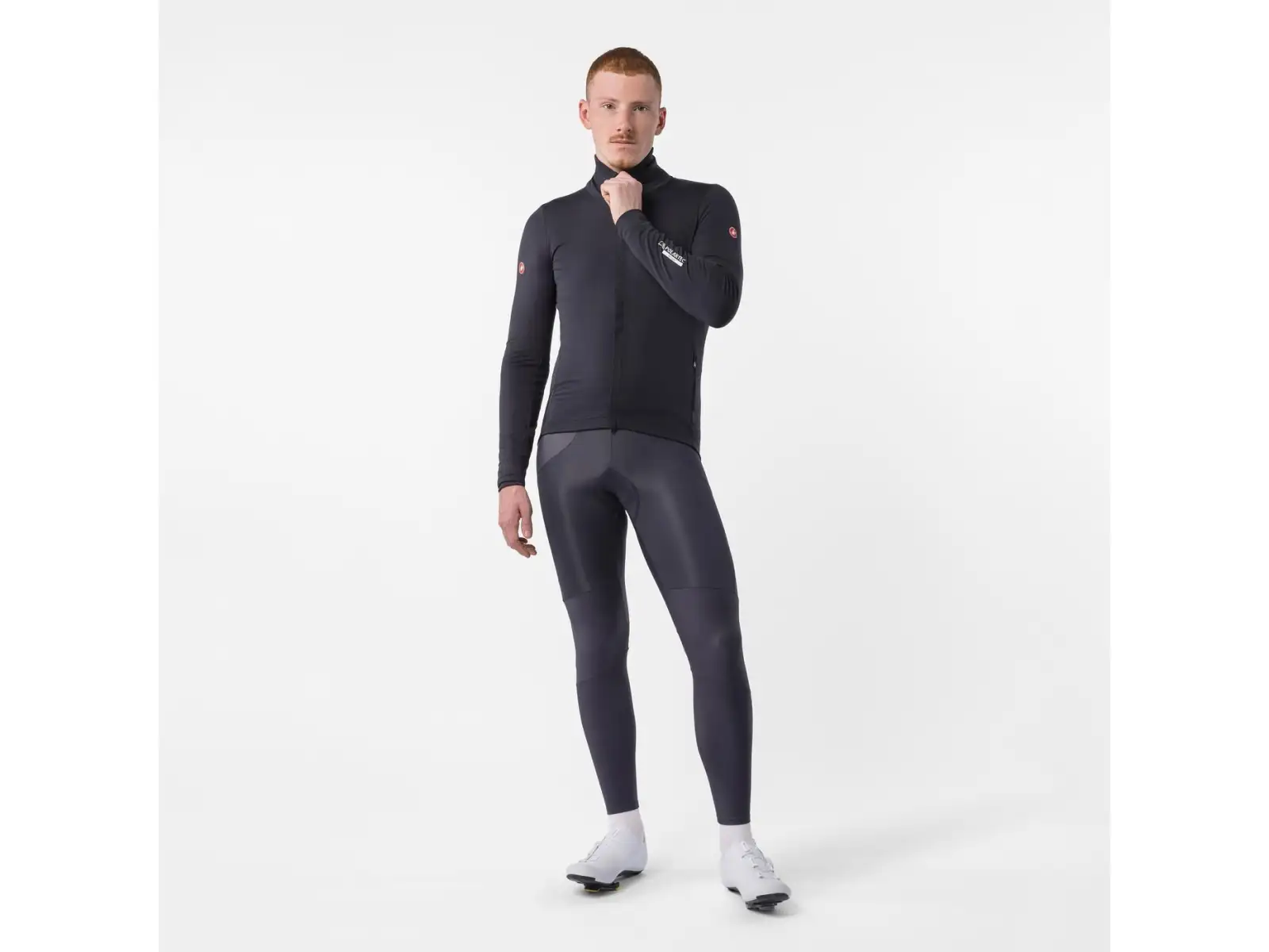 Castelli Alpha 150 Jacket Herrenjacke Light Black/Black