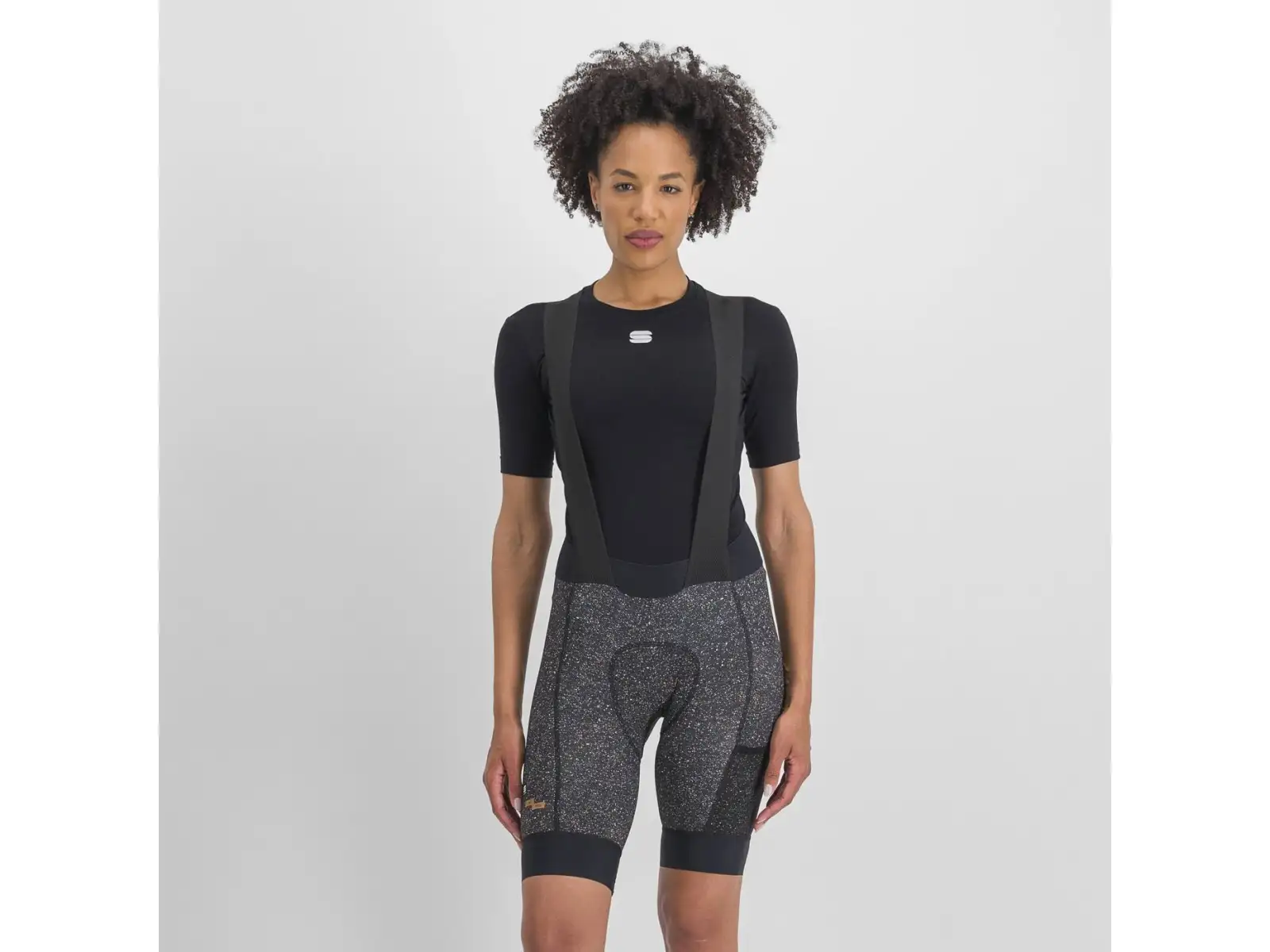 Sportful Sky Rider Supergiara Damen Radhose mit Latz und Einlage Black