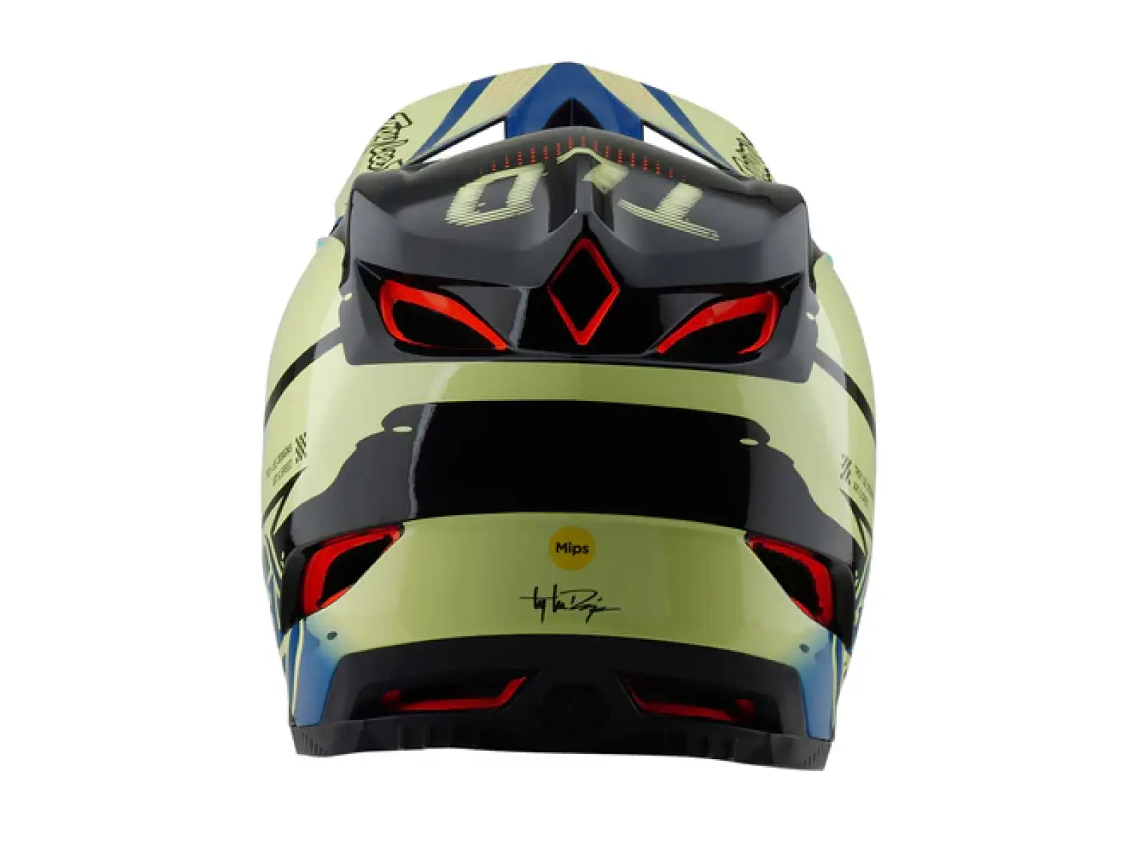 Troy Lee Designs D4 Composite Helm Drip Glo Yellow