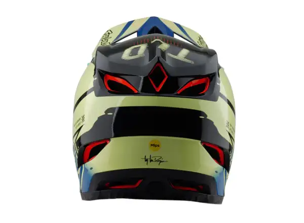 Troy Lee Designs D4 Composite Helm Drip Glo Yellow