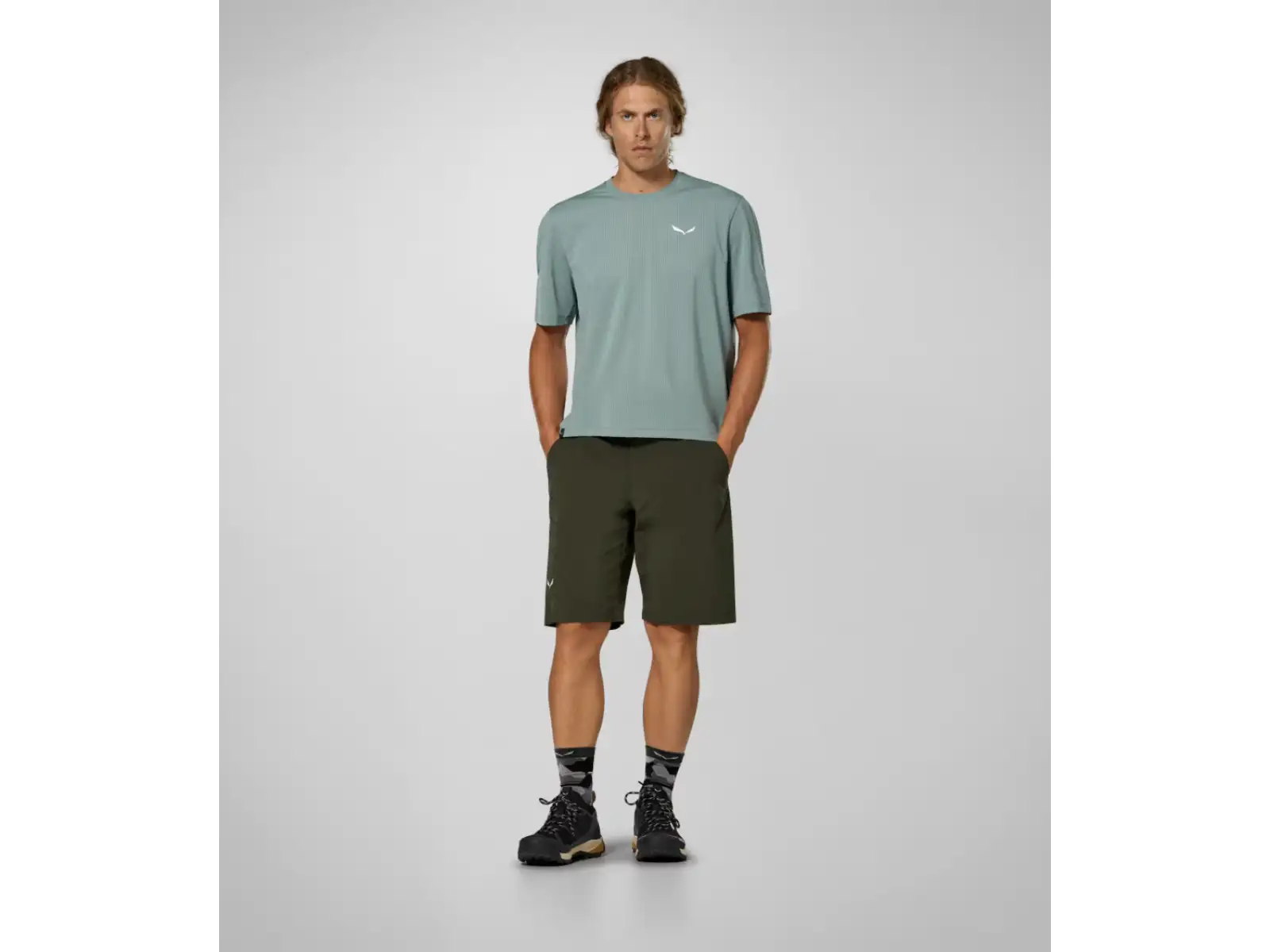 Salewa Pedroc 4 Durastrech Cargo Herren Shorts Dark Olive
