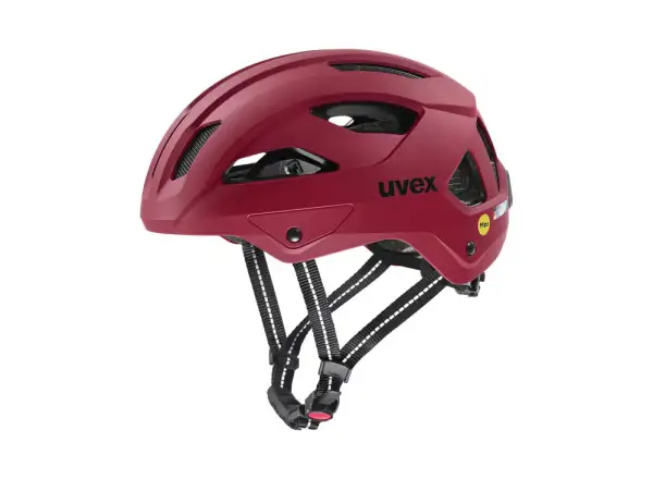Uvex City Stride MIPS Helm Ruby Red Matt