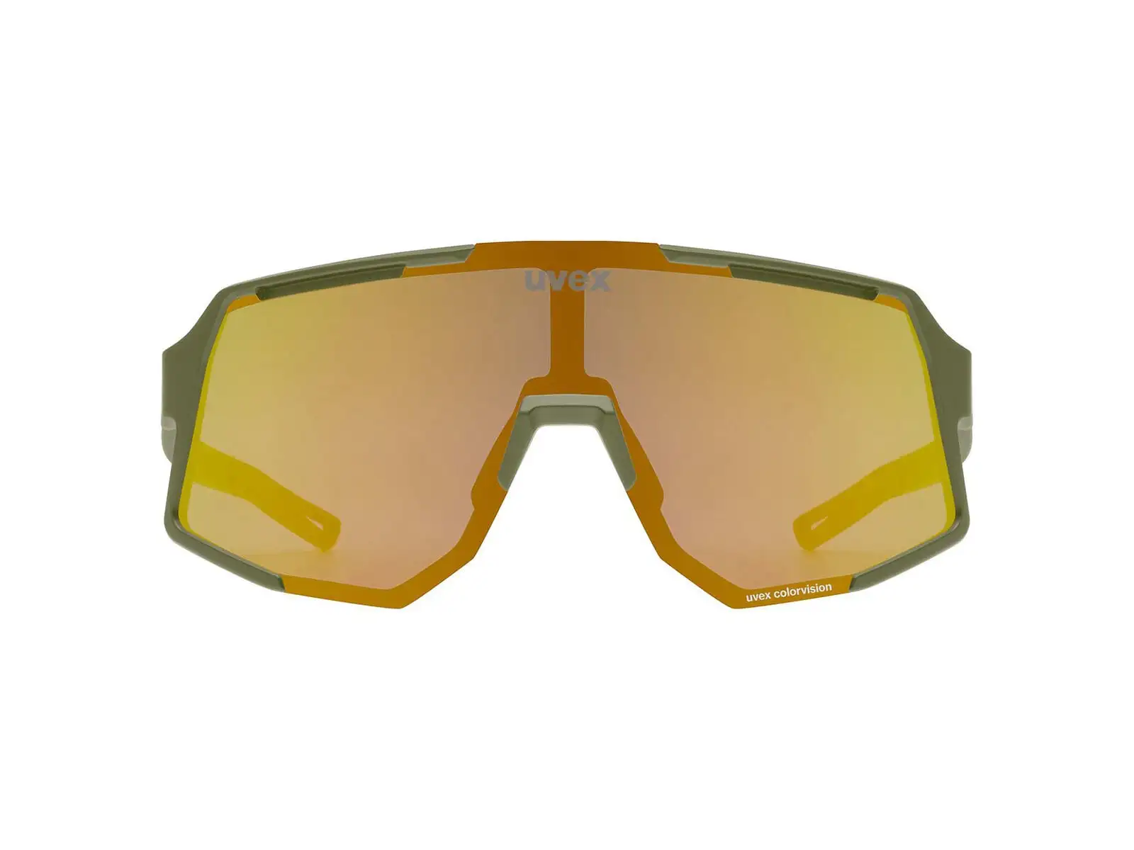 Uvex Sequenze CV Sonnenbrille Olive Matt/Mirror Yellow