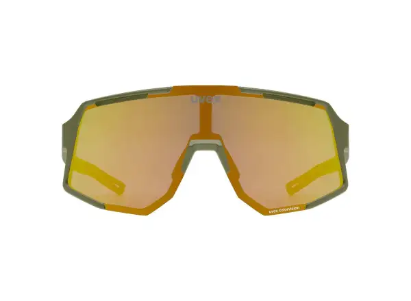 Uvex Sequenze CV Sonnenbrille Olive Matt/Mirror Yellow