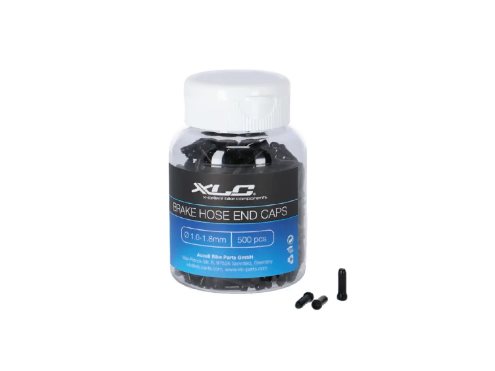 XLC Innenzugendkappe schwarz 1/1,8 mm