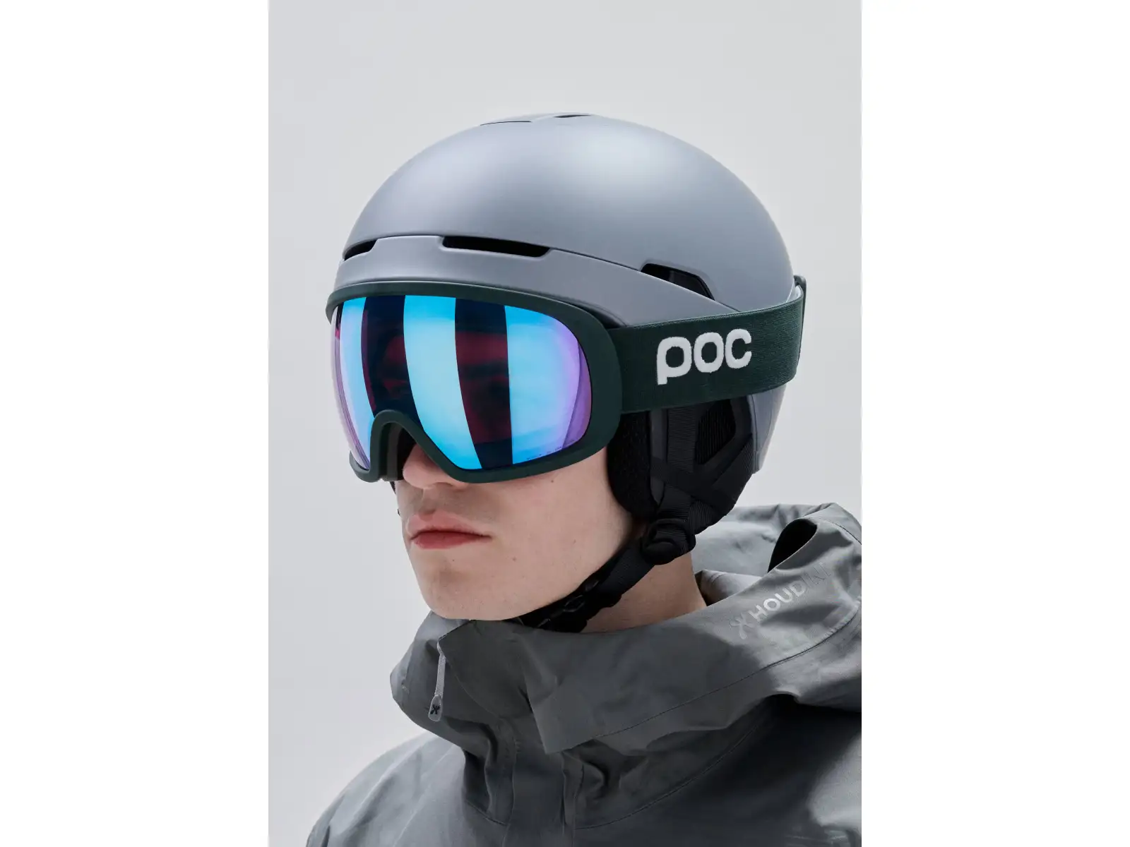 POC Obex MIPS Skihelm Granite Grey Matt