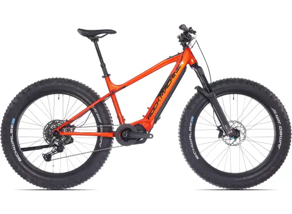 Rock Machine VYÖRY e90-26 Fatbike E-Bike Metallic Orange/Black MUSTER