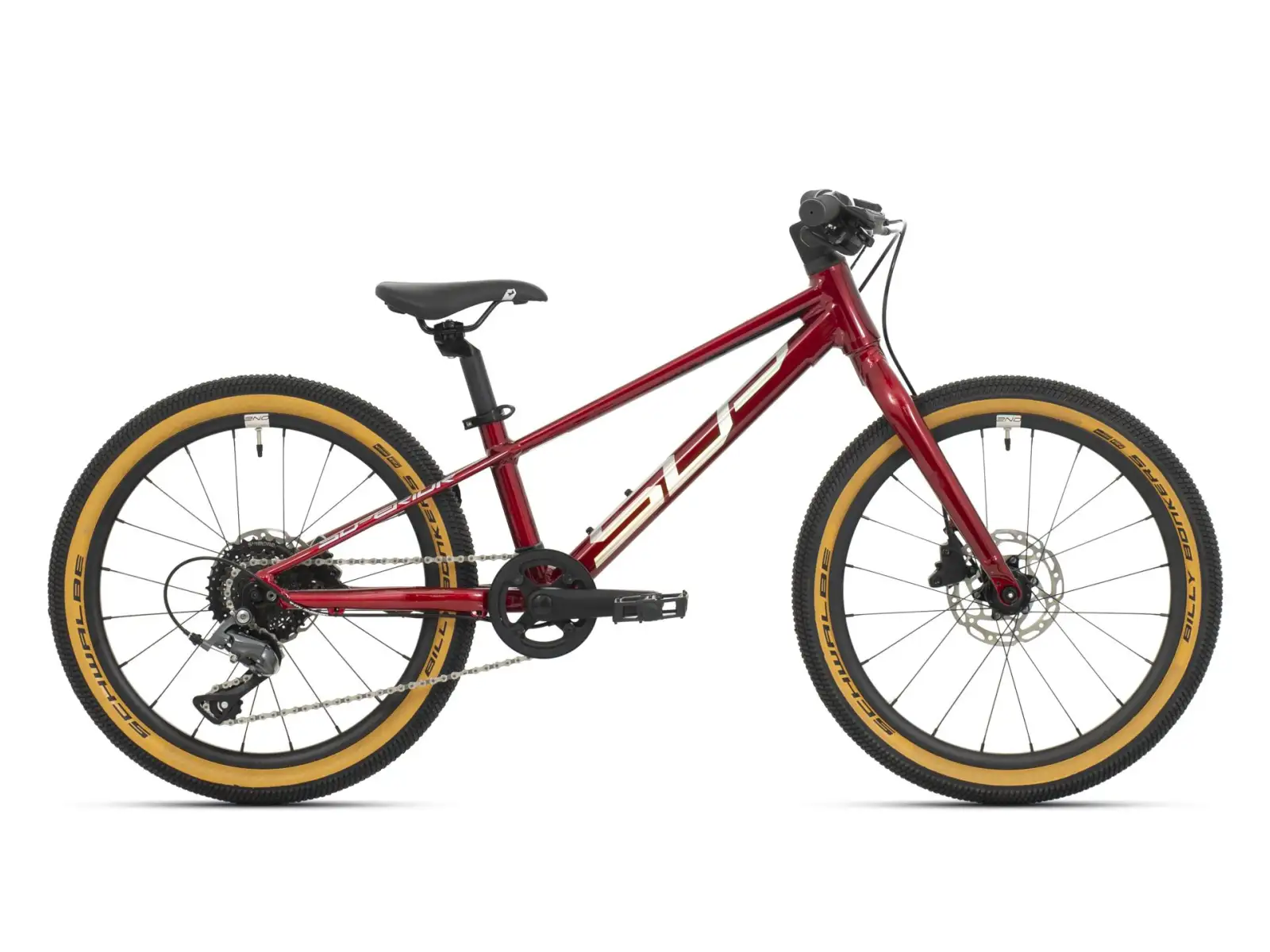 Superior Team 20 Gloss Dunkelrot/Hologramm Chrom Kinder-Mountainbike