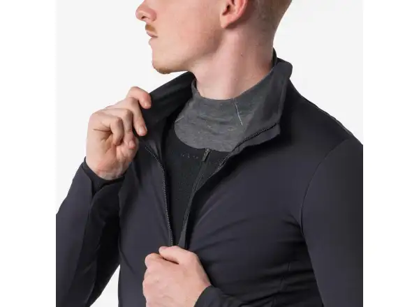 Castelli Alpha 150 Jacket Herrenjacke Light Black/Black