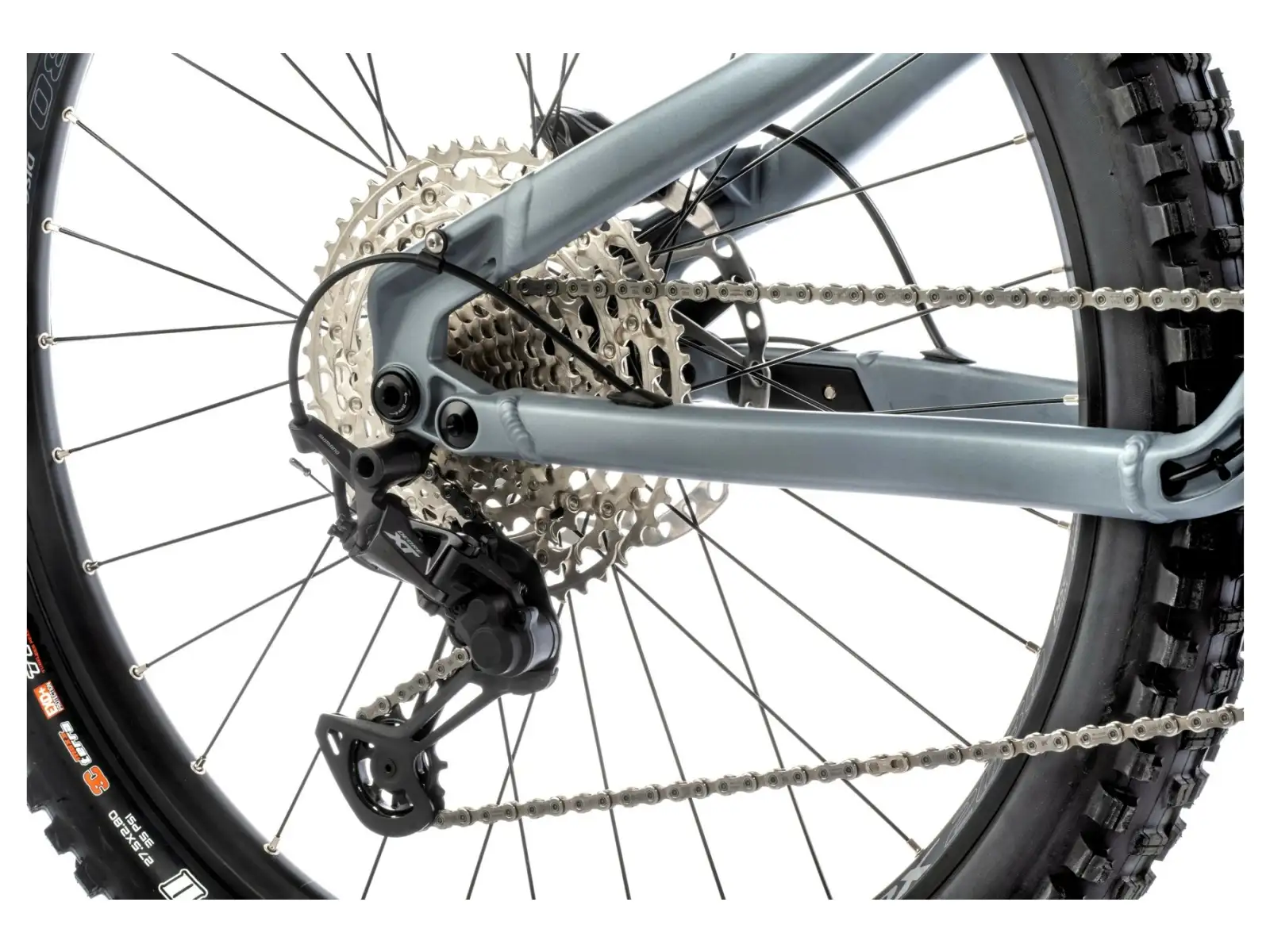 Apache Quruk 1 Vollgefedertes E-Bike (Bosch 1000 Wh) Dunkelgrau