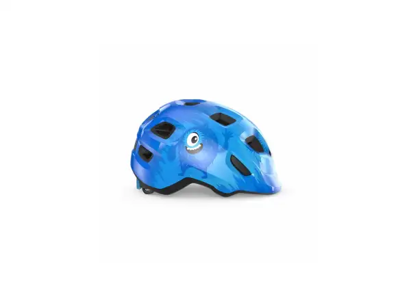 MET Hooray Kinderhelm Blau/Monster
