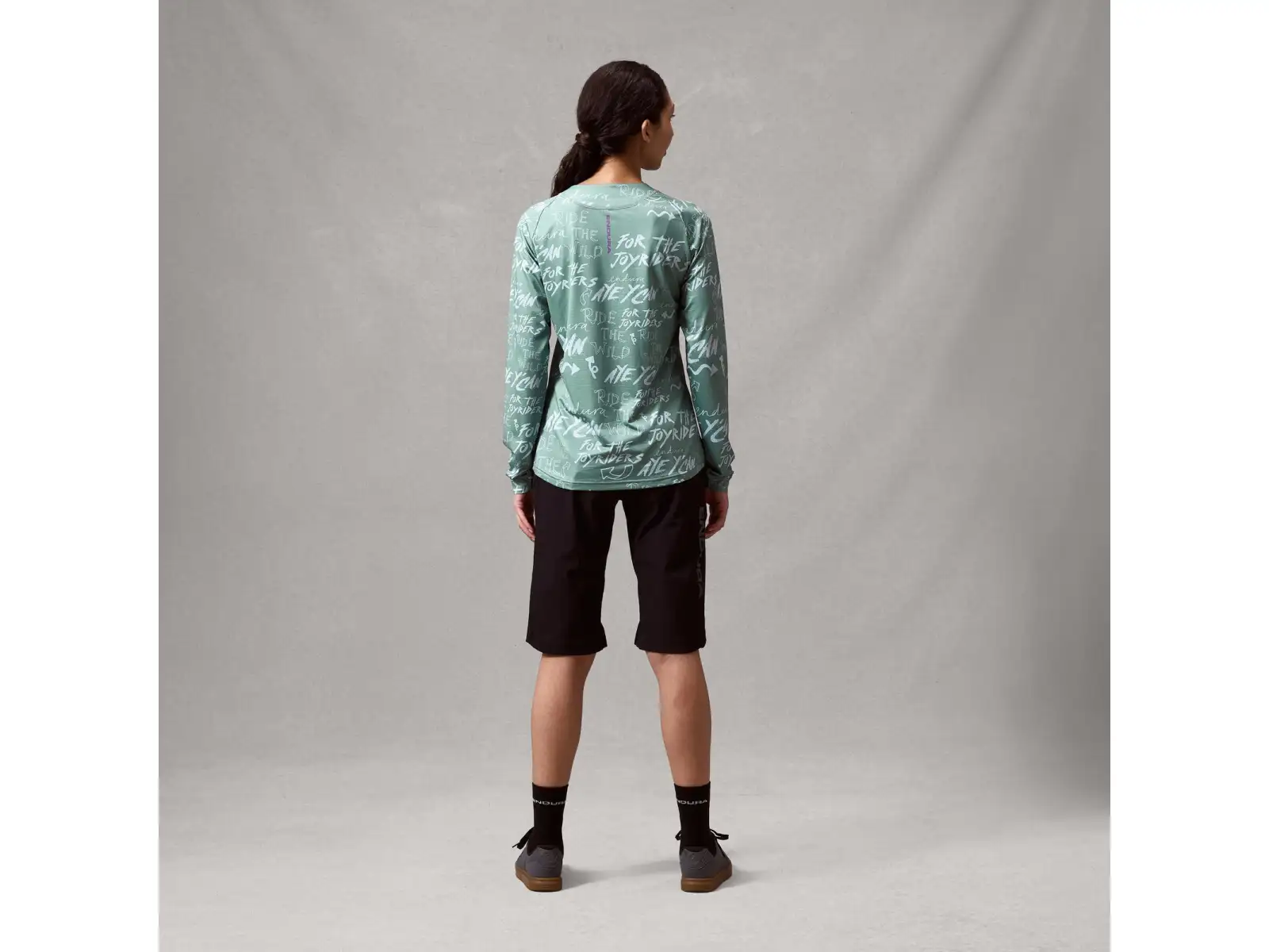 Endura SingleTrack Damen-Trikot Langarm Sage Green