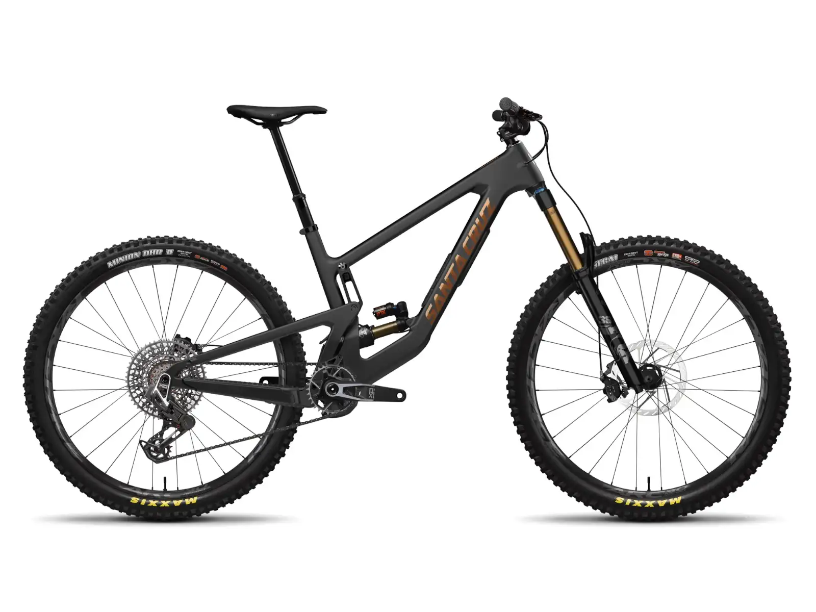 Santa Cruz Megatower 2 CC X0 AXS vollgefedertes Fahrrad Matte Carbon Black