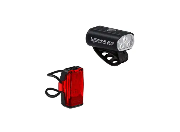 Lezyne Mini Drive 450+ KTV Drive Pro+ Vorderlicht + Rücklicht