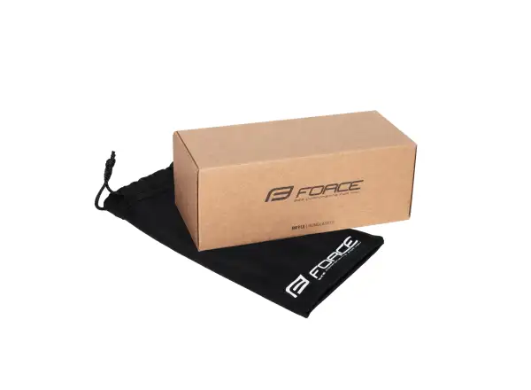 Force Nitro Junior Fahrradbrille schwarz/rot verspiegeltes Glas