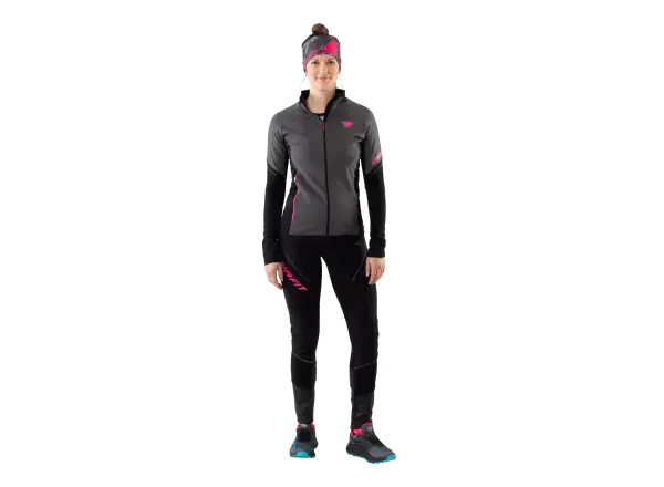 Dynafit Alpine Warm Damen Thermo-Leggings Black Out/Pink