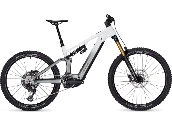 Focus E-Mountainbike – SAM2 6.9 600 Wh White/Steelgrey
