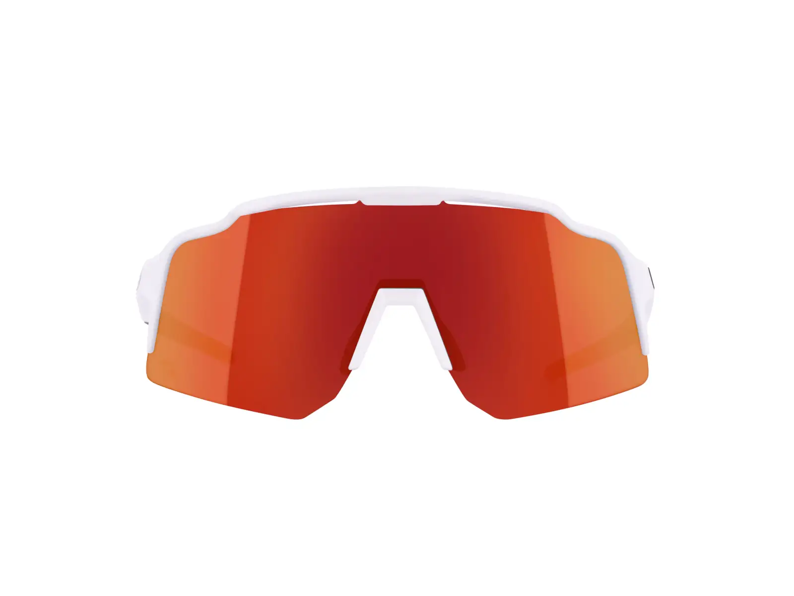 Force Strive Brille weiß/rot Spiegelglas