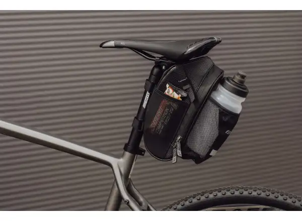 Force Fuse Satteltasche 1,2 l + Netzhalter 0,5 l Schwarz
