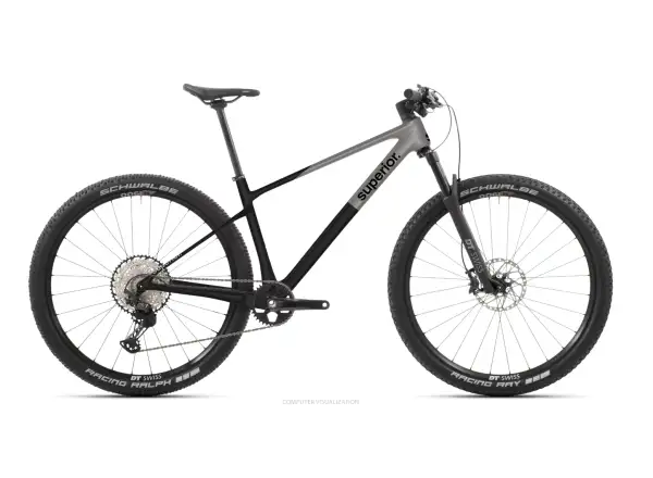 Superior XP 9.8 Mountainbike Matte Carbon/Dark Chrome