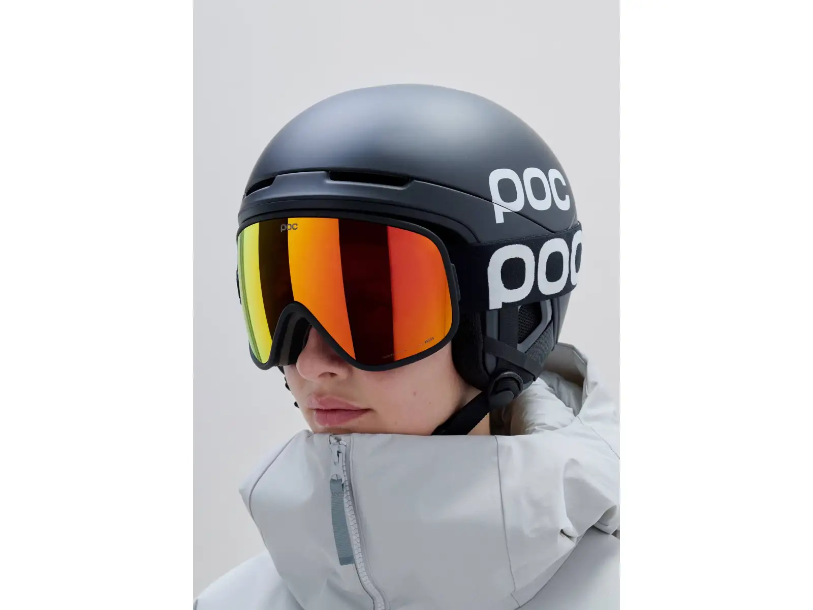 POC Vitrea Mid Skibrille Uranium Black/Partly Sunny Orange