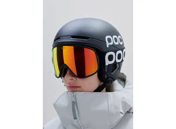 POC Vitrea Mid Skibrille Uranium Black/Partly Sunny Orange