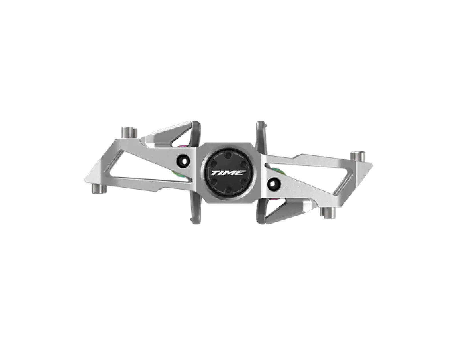 Die Time Speciale 10 Small treten Pedale in Raw Aluminium.