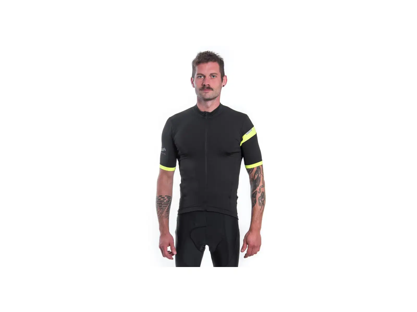 Sensor Cycling Coolmax Classic Herren Kurzarmtrikot true black