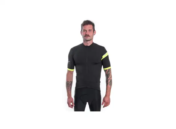 Sensor Cycling Coolmax Classic Herren Kurzarmtrikot true black