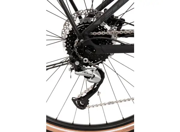 Rock Machine Crossride e500 B Touring Trekking E-Bike Matt Schwarz/Grau