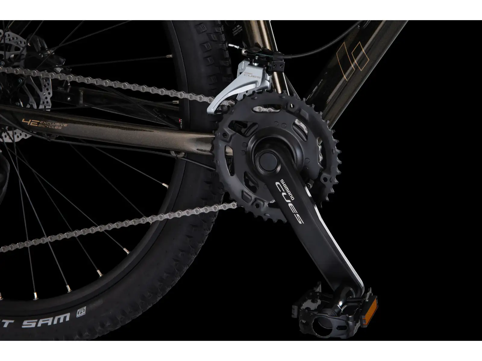 4Ever Frontbee XCM 29" Mountainbike Gold galaxy