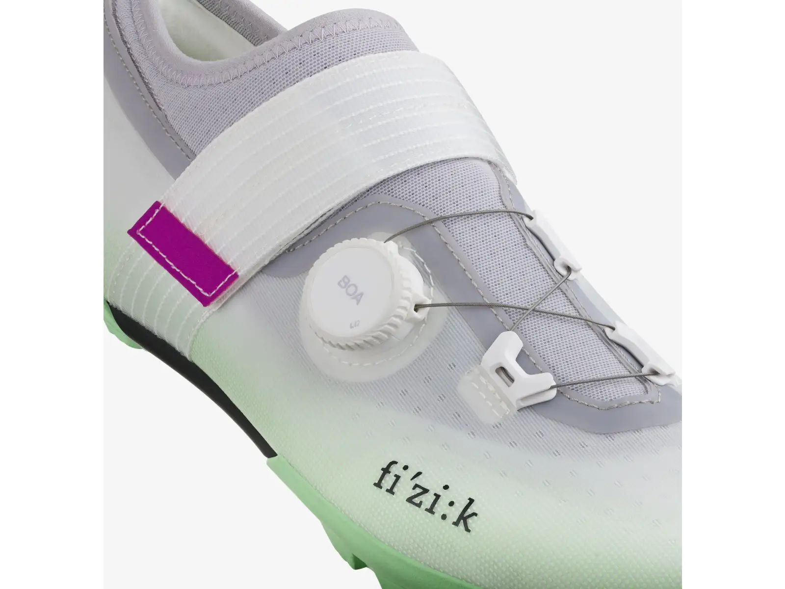 Fizik Vento Ferox 2.0 Radschuhe Light Grey/Mint Green