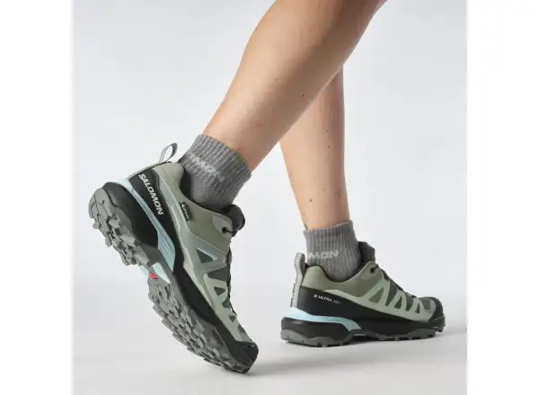 Salomon X Ultra 360 GTX Damen Wanderschuhe Sedona Sage/Black/Sea Foam